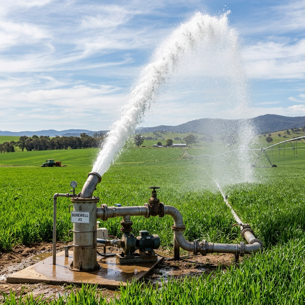 Large Scale Irrigation Setup